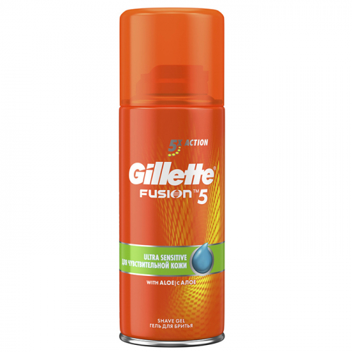 Гель для бритья для чувствительной кожи Fusion, GILLETTE, 75 мл