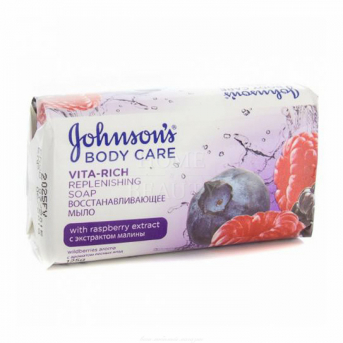 JOHNSON'S Body Care Vita Rich Мыло туалетное, Лесные ягоды, 125 г 