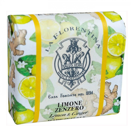 Мыло Lemon & Ginger / Лимон и Имбирь, LA FLORENTINA, 106 г