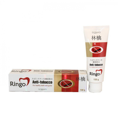 RINGO Паста зубная отбеливающая Anti-tobacco,  150 г