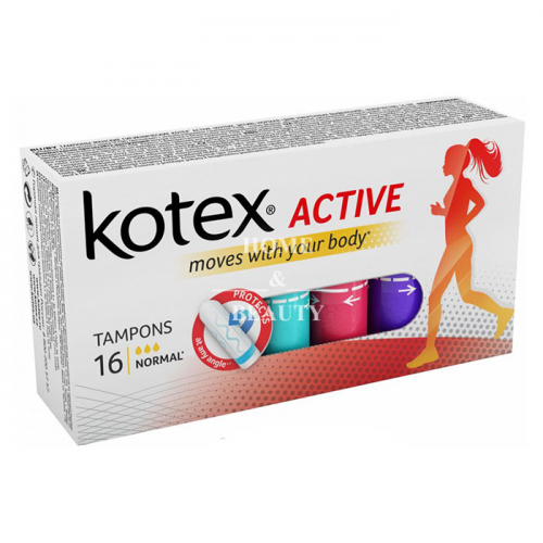 Тампоны Active Normal, KOTEX, 16 шт 