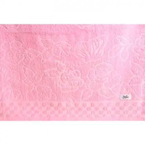 ЭТЕЛЬ Полотенце махровое Фарфалле розовый 70х140 см