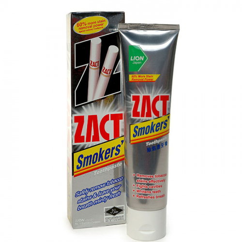 Зубная паста для курящих "Zact" Smokers Thailand, LION, 150 мл