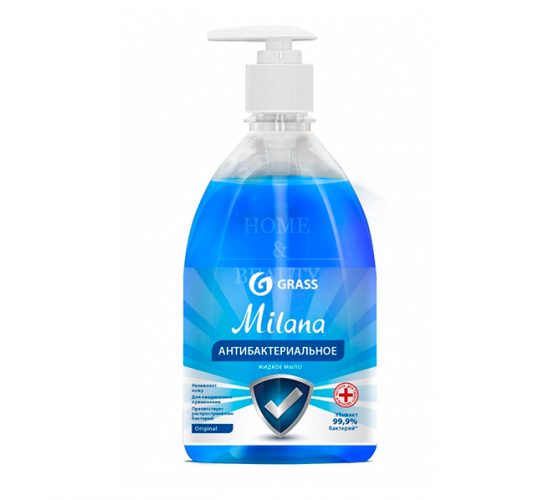 Жидкое мыло антибактериальное MILANA Original, GRASS, 500 мл