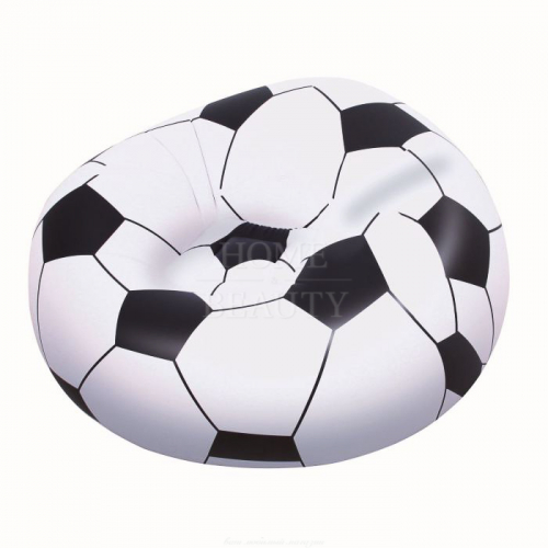 BESTWAY Кресло надувное "Футбольный мяч" размер 114х112х71 см, от 6-ти лет (75010) 