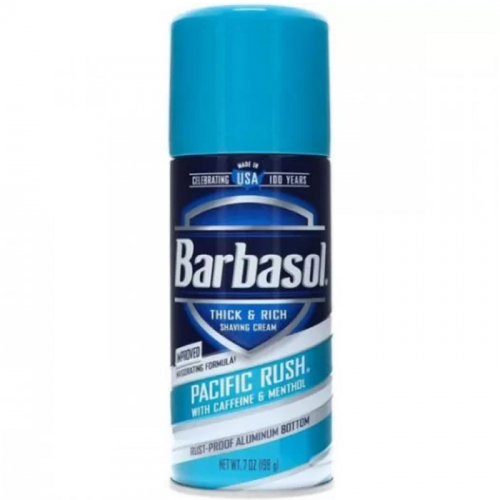 Крем-пена для бритья тонизирующая Pacific rush, BARBASOL, 198 мл