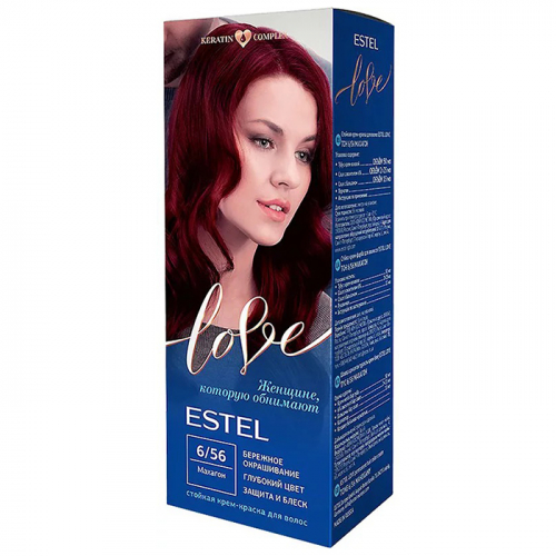 Стойкая крем-краска  для волос LOVE, ESTEL, 167 г