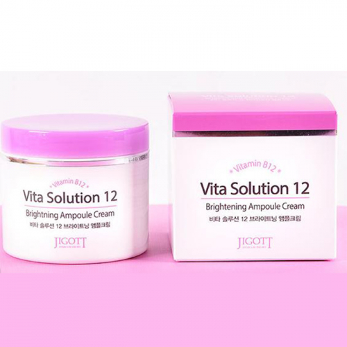 Ампульный крем для улучшения цвета лица JIGOTT Vita Solution 12, 100 мл