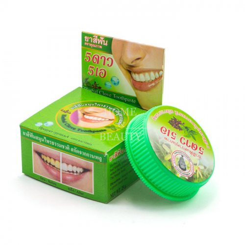 5 STAR Cosmetic Отбеливающая зубная паста, травяная 25 гр