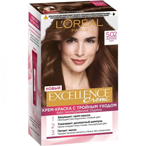 Стойкая крем-краска для волос Excellence, L'OREAL PARIS