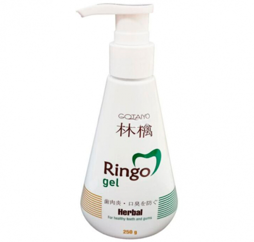  Паста зубная отбеливающая Herbal (гель), RINGO GOTAIYO 250 г