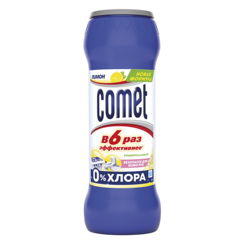 Чистящий порошок COMET Лимон без хлоринола в банке 475 г