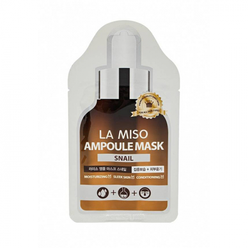 Ампульная маска с экстрактом слизи улитки LA MISO, 25 г