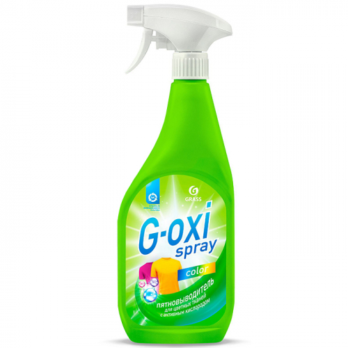 Пятновыводитель G-Oxi для цветных вещей с активным кислородом, GRASS, 600 мл
