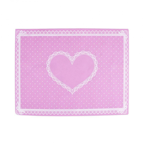 Салфетка силиконовая для маникюра розовая JESS NAIL 30*39,5 см 
