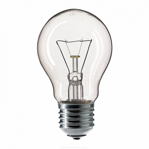 PHILIPS Лампа накаливания  A55 75w E27 (прозр.)