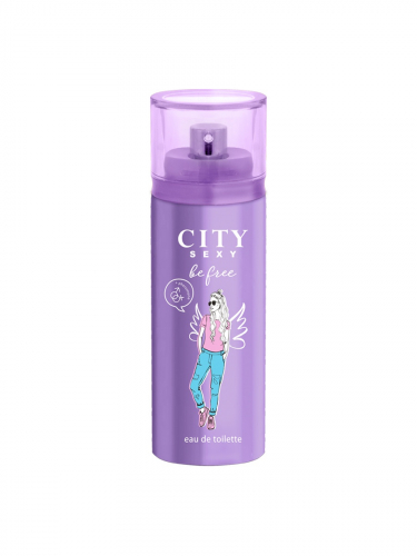 CITY SEXY Be free EDT for women 60 мл