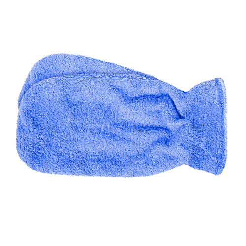 Махровые варежки для парафинотерапии синие JESS NAIL 