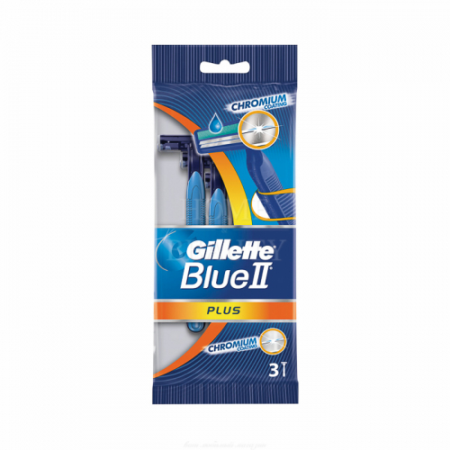 Одн.ст. GILLETTE Blue II PLUS 3 шт Ultra Grip