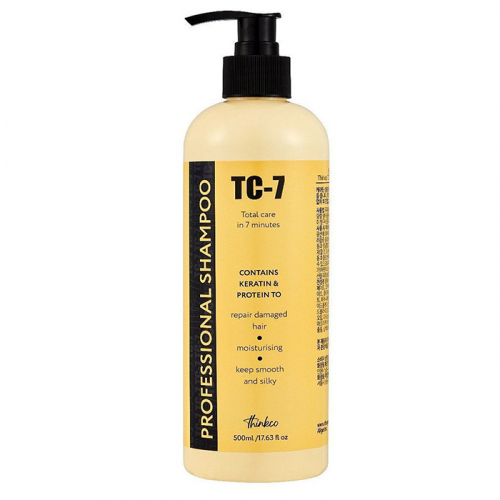 Протеиновый шампунь для сильно поврежденных волос Professional Keratin Shampoo, TC-7, 500 мл