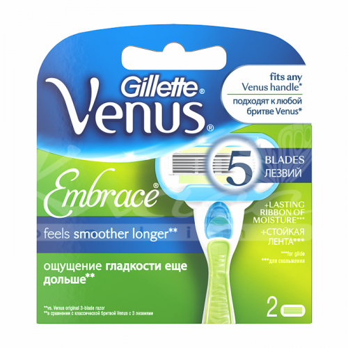 Кассеты  Gillette  VENUS Embrance  жен. (2 шт)