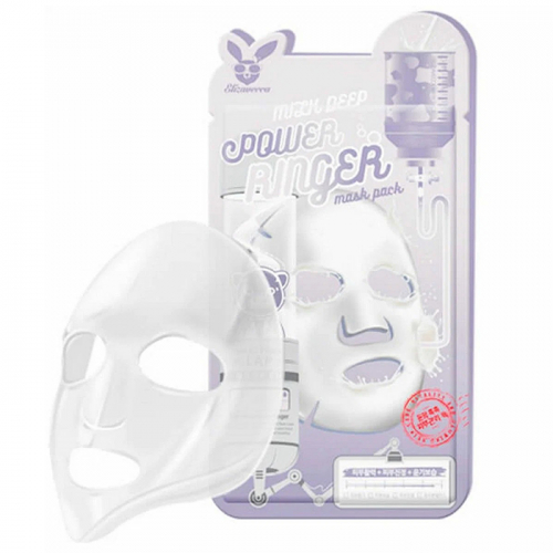 Тканевая маска для лица на основе молока Power Ringer Mask Pack Milk Deep, ELIZAVECCA, 23 мл