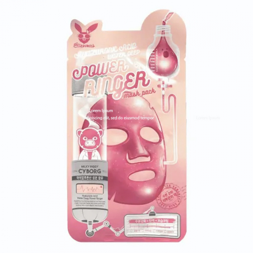 Тканевая маска для лица с гиалуроновой кислотой, Power Ringer Mask Pack Hyaluronic, ELIZAVECCA, 23 мл