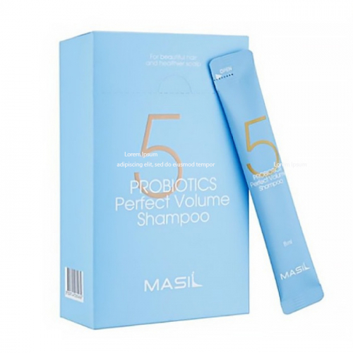 Шампунь для объема с пробиотиками для придания объёма волосам 5 PROBIOTICS PERFECT VOLUME SHAMPO, MASIL, 8 мл