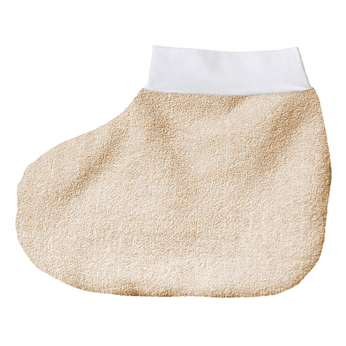 Носки для парафинотерапии махровые с манжетом Бежевый, коричневый, JESS NAIL 