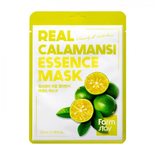 Тканевая маска для лица с экстрактом каламанси FARMSTAY, 23 мл