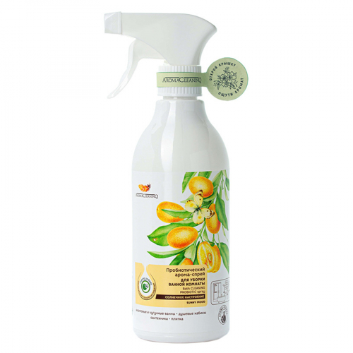 Пробиотический арома-спрей для уборки туалета Солнечное настроение AROMACLEANINQ 500 мл