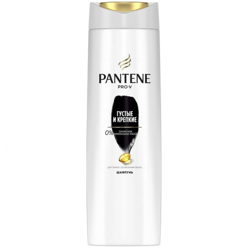 Шампунь "Густые и крепкие" для тонких и ослабленных волос, PANTENE PRO-V, 400 мл