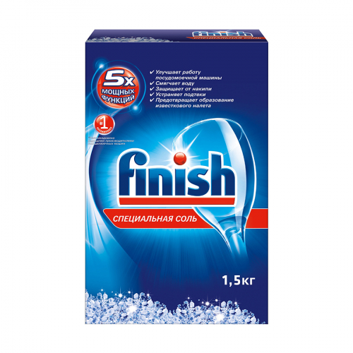 Соль защитная для ПММ FINISH 1,5 кг