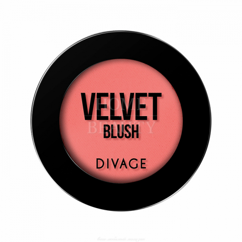 DIVAGE Румяна компактные Velvet, 4 гр
