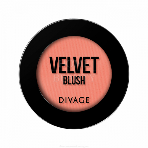 DIVAGE Румяна компактные Velvet, 4 гр