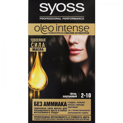 Краска для волос, стойкая, с ухаживающим маслом Oleo Intense, SYOSS, 115 мл