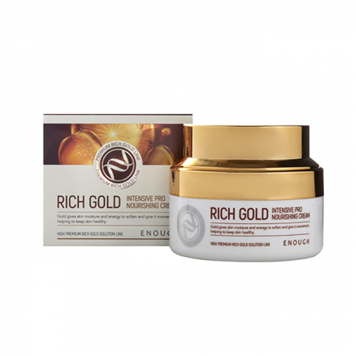Питательный крем с 24К золотом ENOUGH Rich Gold Intensive Pro Nourishing Cream, 50 мл