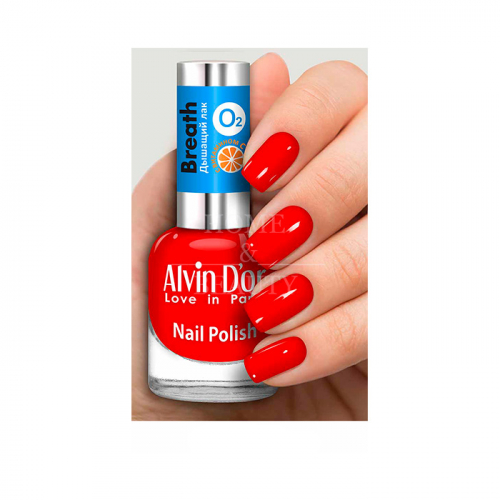 ALVIN DOR Лак для ногтей Дышащий с витамином С ADN-54 15мл