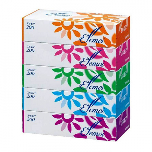 Бумажные двухслойные салфетки ELLEMOI, KAMI SHODJI, 200 шт (цвет упаковки: mix)