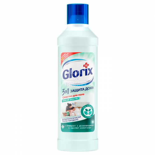 Средство чистящее для пола GLORIX Нежная забота 1000 мл