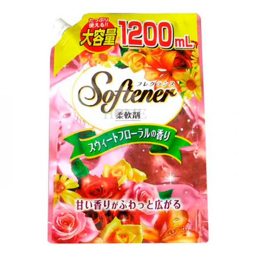 NIHON DETERGENT Кондиционер для белья со сладким цветочным ароматом "Sweet Floral" 1200 мл.