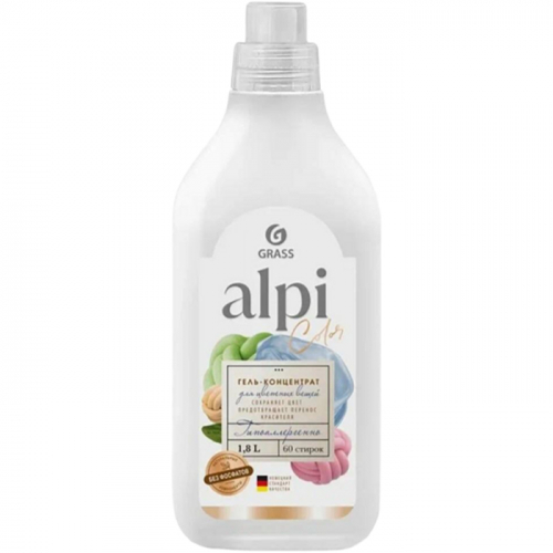 Концентрированное жидкое средство для стирки "ALPI color gel" GRASS 1,8л