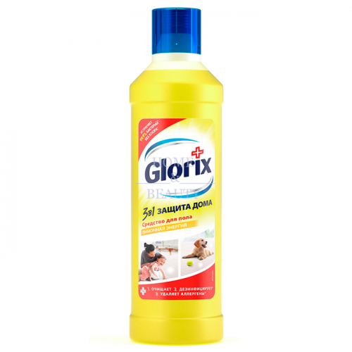 Средство чистящее для пола GLORIX Лимонная энергия 1000 мл