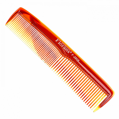 Расческа для волос карманная комбинированная с редкими и частыми F-2808, FLORANS