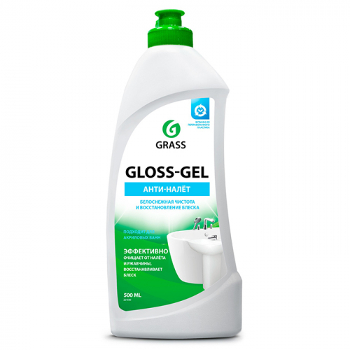 Чистящее средство для ванной комнаты GLOSS Gel, GRASS, 500 мл
