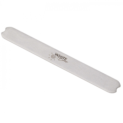 WHITE LINE Пилка-основа для ногтей "Овал" металлическая 16 см
