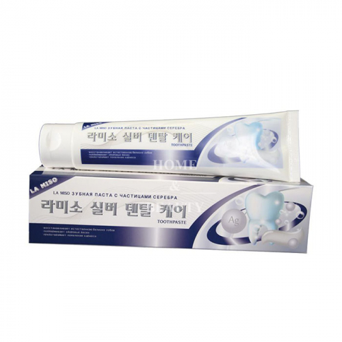 LA MISO Зубная паста с частицами серебра 150 г