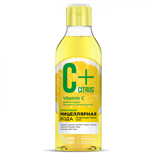 Мицеллярная Fresh-вода серии C+Citrus с омолаживающим комплексом AntiagEnz FITO КОСМЕТИК 250 мл