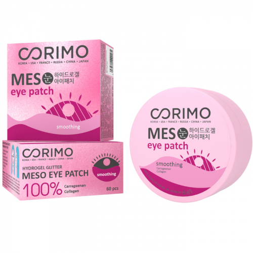 Коллагеновые гидрогелевые мезопатчи для области вокруг глаз CORIMO 100% SMOOTHING 90 г