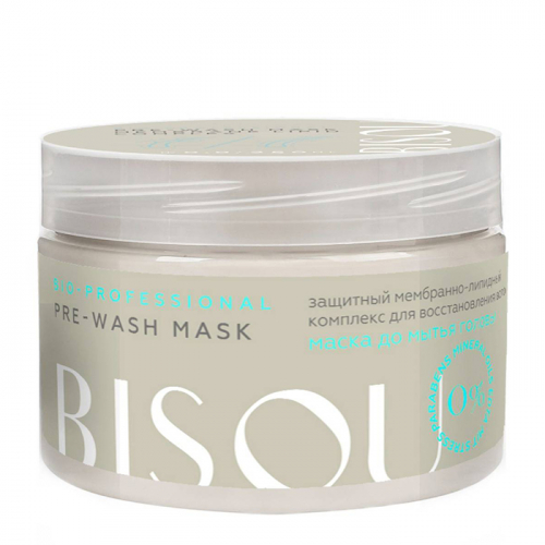 Маска до мытья головы PRE-WASH/ Превошинг маска Pre-Wash для всех типов волос, BISOU, 250 мл